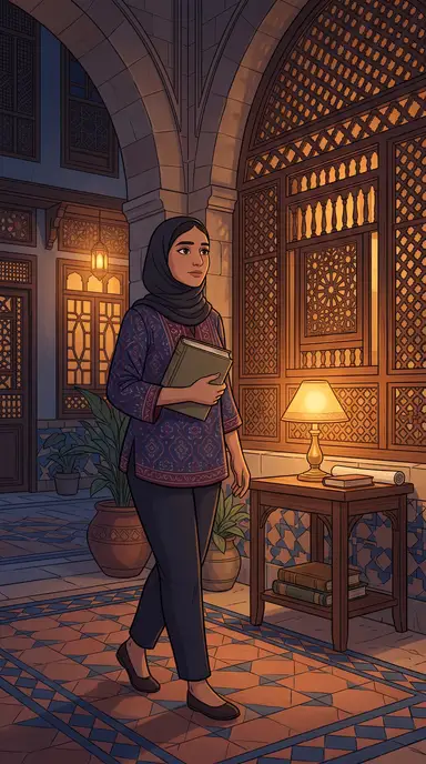 Arabic illustrative animation · معاينة النمط