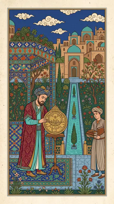 Persian miniature inspired · معاينة النمط