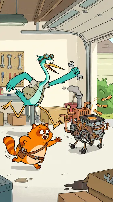 North American television cartoon · معاينة النمط