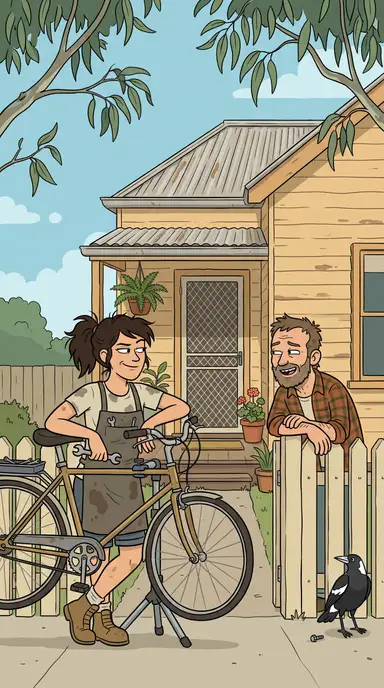 Australian everyday cartoon · معاينة النمط