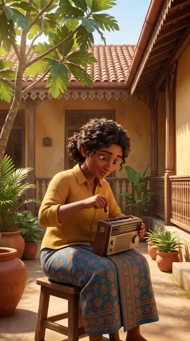 South Asian 3D family · معاينة النمط