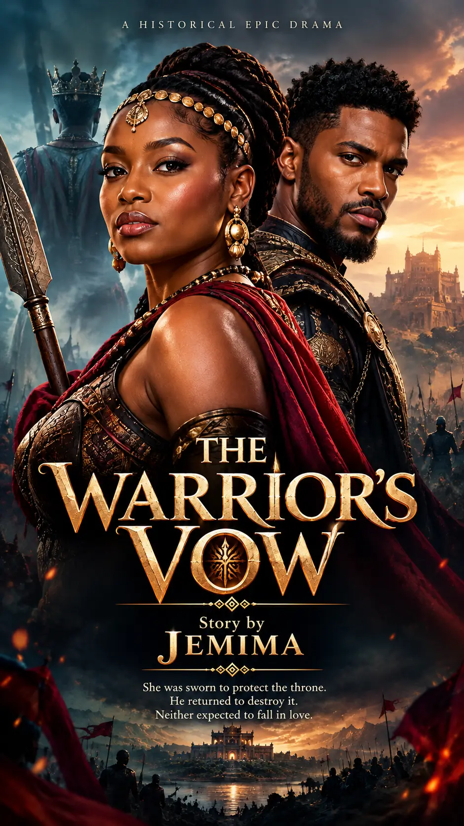 A fearless warrior falls for a revenge-driven stranger, uncovering royal secrets that could destroy their kingdom.